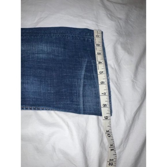 Hudson Beth Jeans semi boot cut double button low rise jeans - Picture 8 of 11